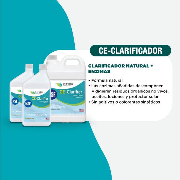 CE-CLARIFIER ABRILLANTADOR VÍA FILTRO ENZIMÁTICO 3.785 L Marca ORENDA. Modelo: 409023