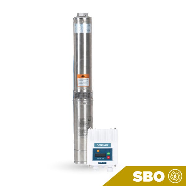 BOMBA PP3'' COMPLETA DONGYIN 1HP 17 ETAPAS 1/60/127V CON CAJA DE CONTROL Marca DONGYIN. Modelo: 3SDM101-17