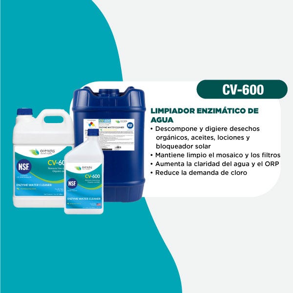 CV-600 DESENGRASANTE Y ANTIESPUMANTE ENZIMATICO 18.9 L Marca ORENDA. Modelo: 409007