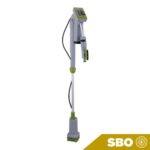 BOMBA PARA DESAGÜE A BATERIA 12V 50/60HZ 6.5 GPM G3/4" IPX8 Marca AQUEX. Modelo: DCQ501