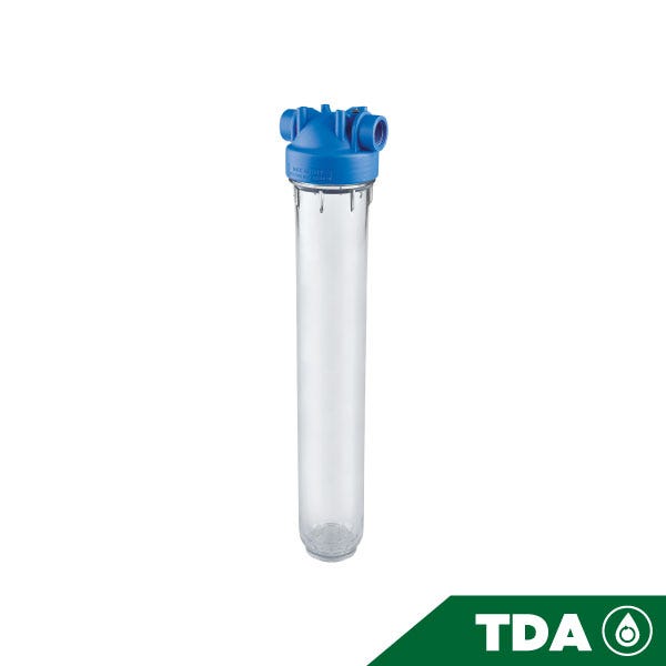 PORTAFILTRO TRASPARENTE DP 20 MONO 3/4" NPT IN TS Marca ATLAS FILTRI. Modelo: RA1381421