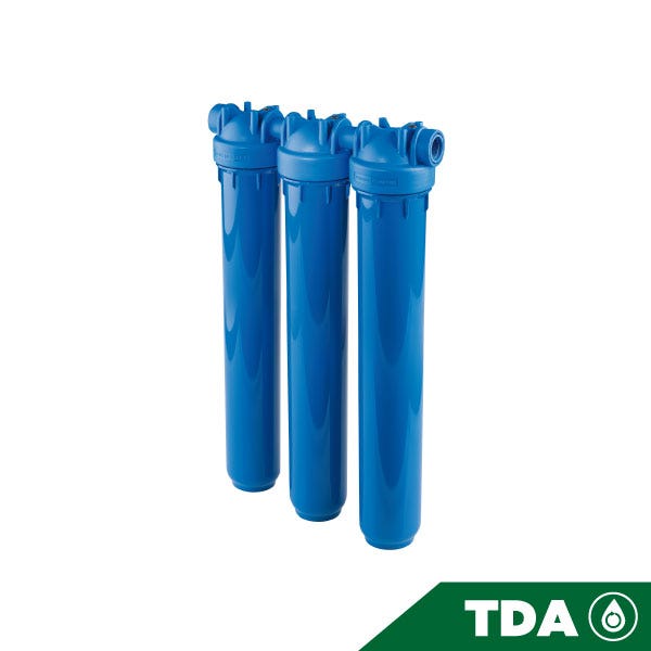 PORTAFILTRO TRIO AZUL DP 20 TRIO 3/4" NPT IN AB Marca ATLAS FILTRI. Modelo: RA1401422