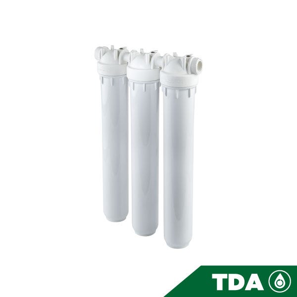 PORTAFILTRO TRIO BLANCO DP 20 TRIO 1" NPT IN BW Marca ATLAS FILTRI. Modelo: RA1401726