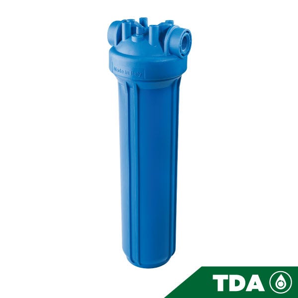 PORTAFILTRO AZUL DP BIG 20 MONO 1 1/2" NPT IN AB Marca ATLAS FILTRI. Modelo: RA1800922