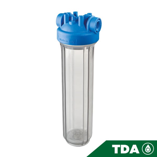 PORTAFILTRO TRASPARENTE DP BIG 20 MONO 1 1/2" NPT IN TS Marca ATLAS FILTRI. Modelo: RA1800921