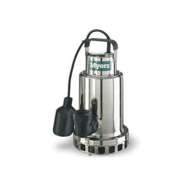 BOMBA PARA DESAGÜE INOX MYERS 0.5 HP 115V AUTOMÁTICA 1.25" DESC Marca MYERS. Modelo: DS50P1