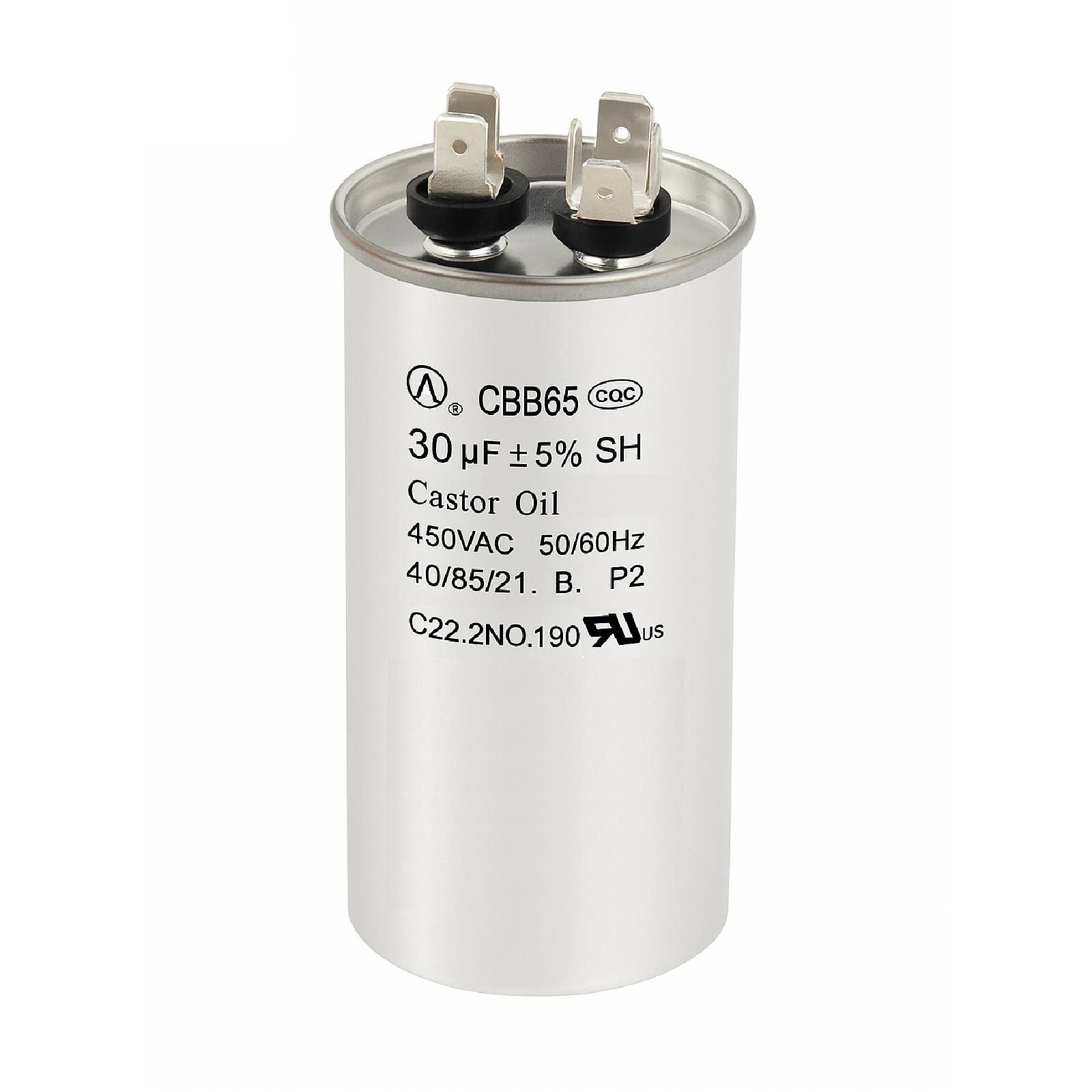 Capacitor 30 MF ±5%. Modelo: E189-157