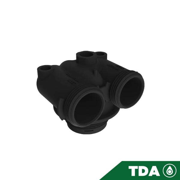 FLECK 125 CABEZAL ENTRADA Y SALIDA BASE 2 1/2" Marca PENTAIR. Modelo: 62134-01