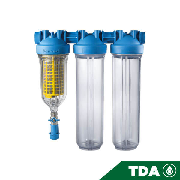 HYDRA BIG 20 TRIO 1 1/2 IN NPT TS RAH 90mcr Marca ATLAS FILTRI. Modelo: RA6304033