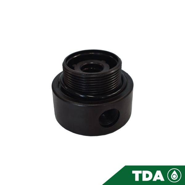 CABEZAL 3/4" NPT ENTRADA/SALIDA, 2.5" ROSCA Marca AQUEX. Modelo: JD104