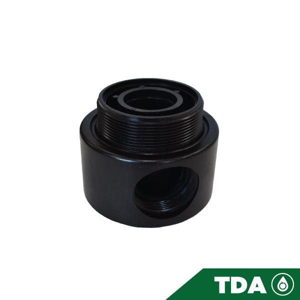 CABEZAL 2" NPT ENTRADA/SALIDA, 4" ROSCA Marca AQUEX. Modelo: JD105