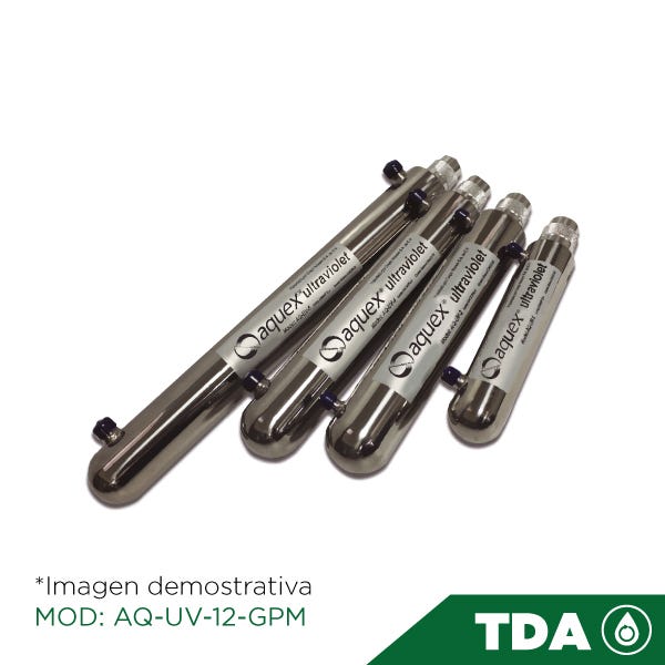 UV AQUOR AQ-UV-12 GPM Marca AQUEX. Modelo: 654355