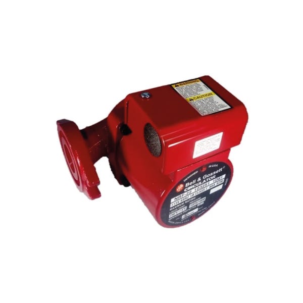 BOMBA RECIRCULADORA ROTOR HUMEDO B&G 92W 115V (NO INCLUYE BRIDAS) Marca BELL & GOSSETT. Modelo: NRF-22