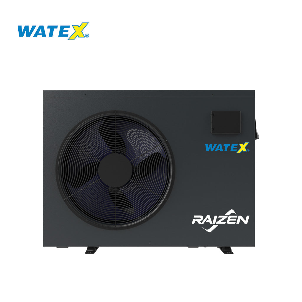 Bomba de Calor Full Inverter Raizen, 87,000 BTU, para alberca, marca Watex. Modelo: 87WTX