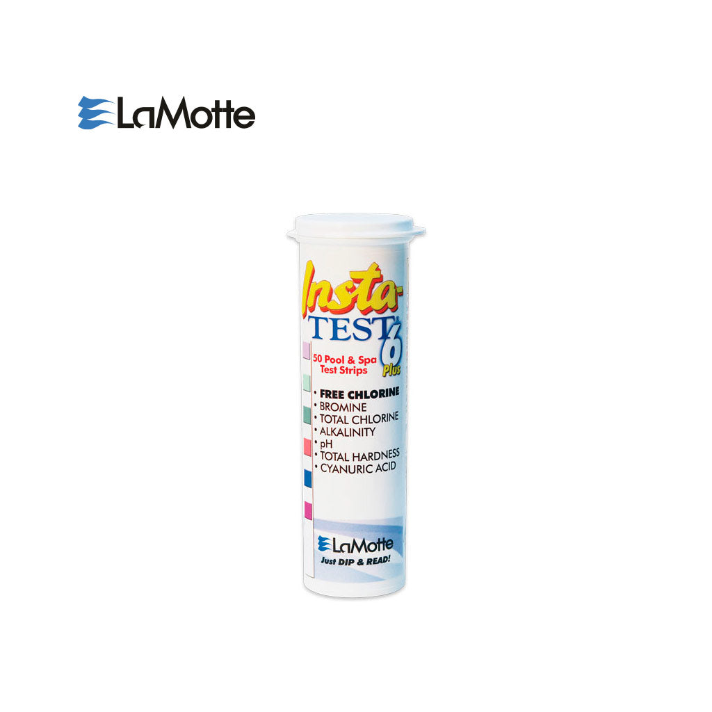 Bote Insta Test para hierro, con 25 tiras, para alberca, marca Lamotte. Modelo: 2935-G