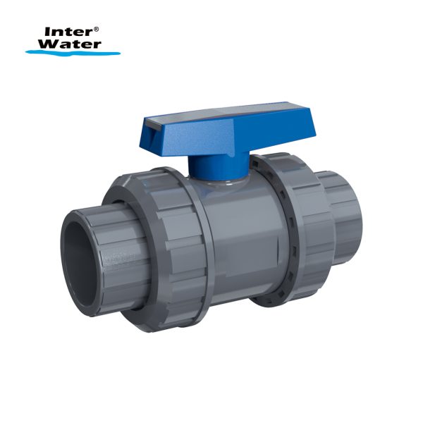 Valvula Bola PVC Doble Tuerca Union 3". Modelo: VBP2-3.0