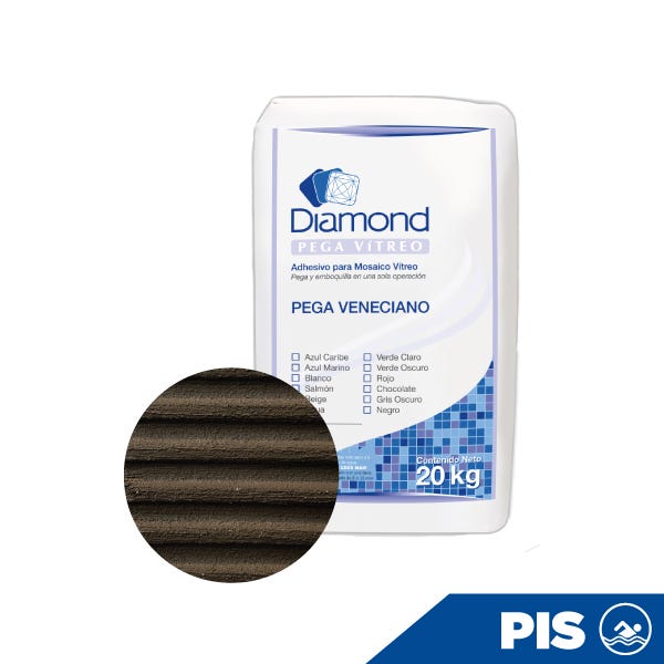 PEGAMENTO NEGRO PARA MOSIACO BULTO DE 20 KG Marca DIAMOND. Modelo: 780003