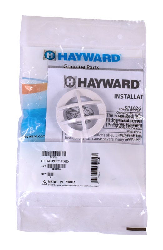 REJILLA PARA INSERTAR EN BOQ. BARREDORA, BLANCA Marca HAYWARD. Modelo: 112531
