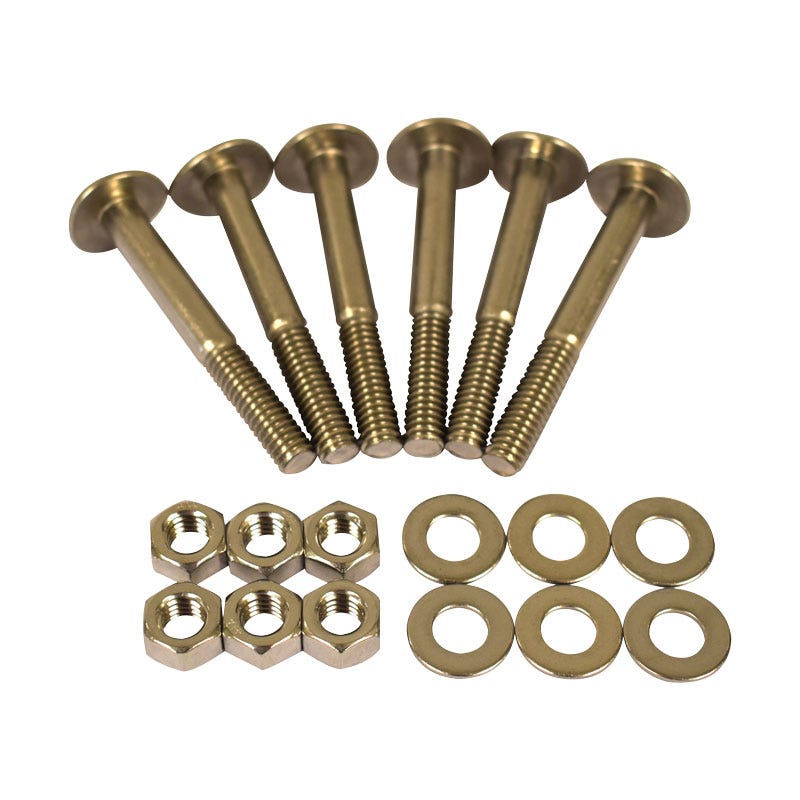 JUEGO DE TORNILLOS (6) PARA ESCALERA Marca SIBRAPE. Modelo: 115526