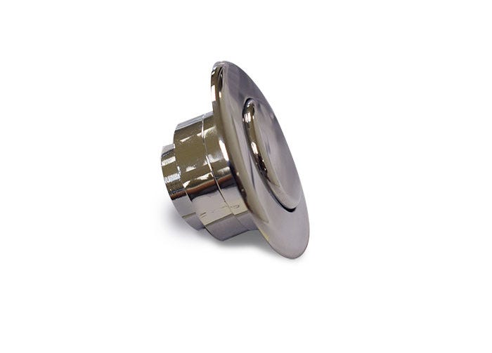 CUBIERTA PARA BOTON PLASTICO CROMO Marca VERTEX. Modelo: 118365A