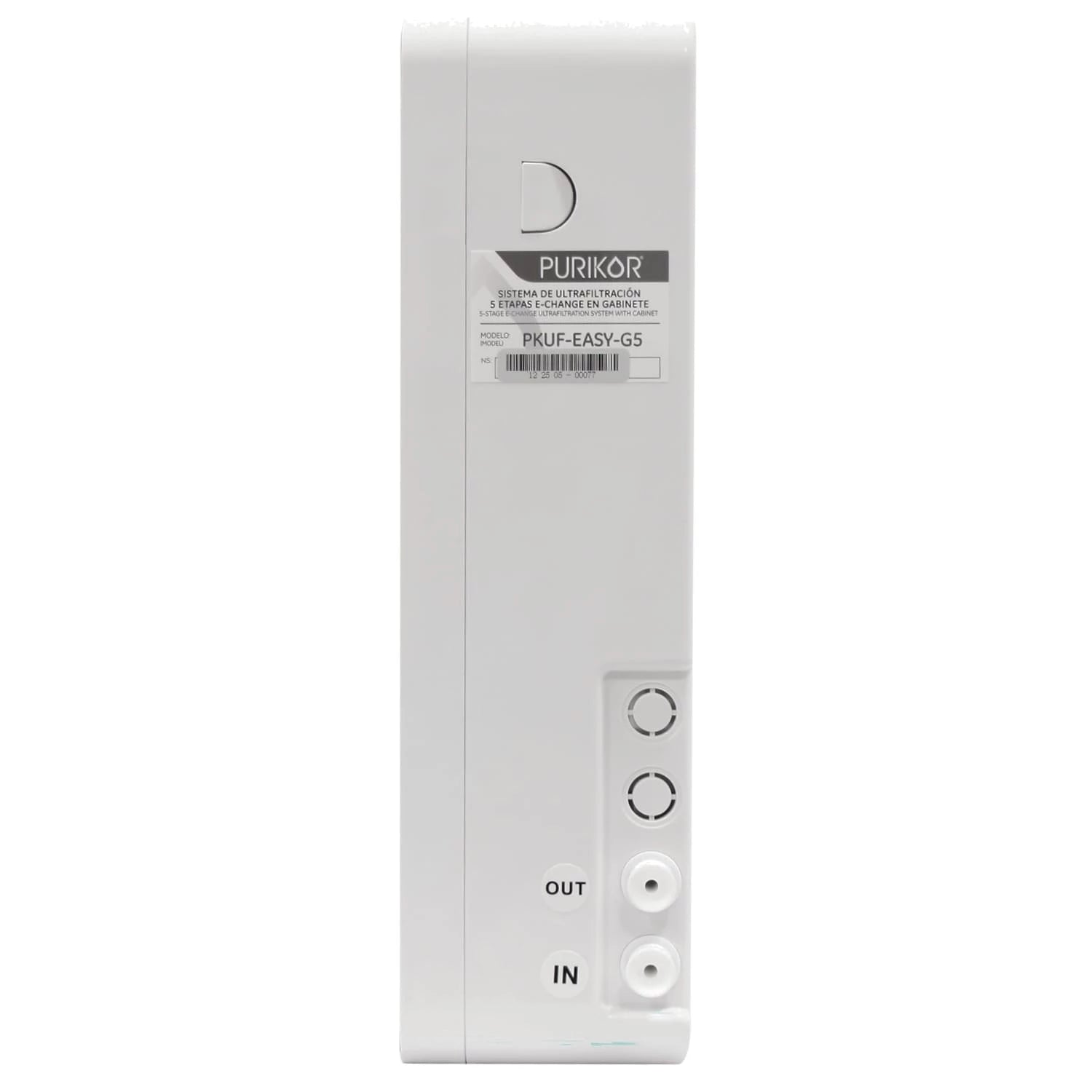 Sistema de ultrafiltracion de 5 etapas, Flujo Nominal 3 lpm, Marca: PURIKOR. Modelo: PKUF-EASY-G5