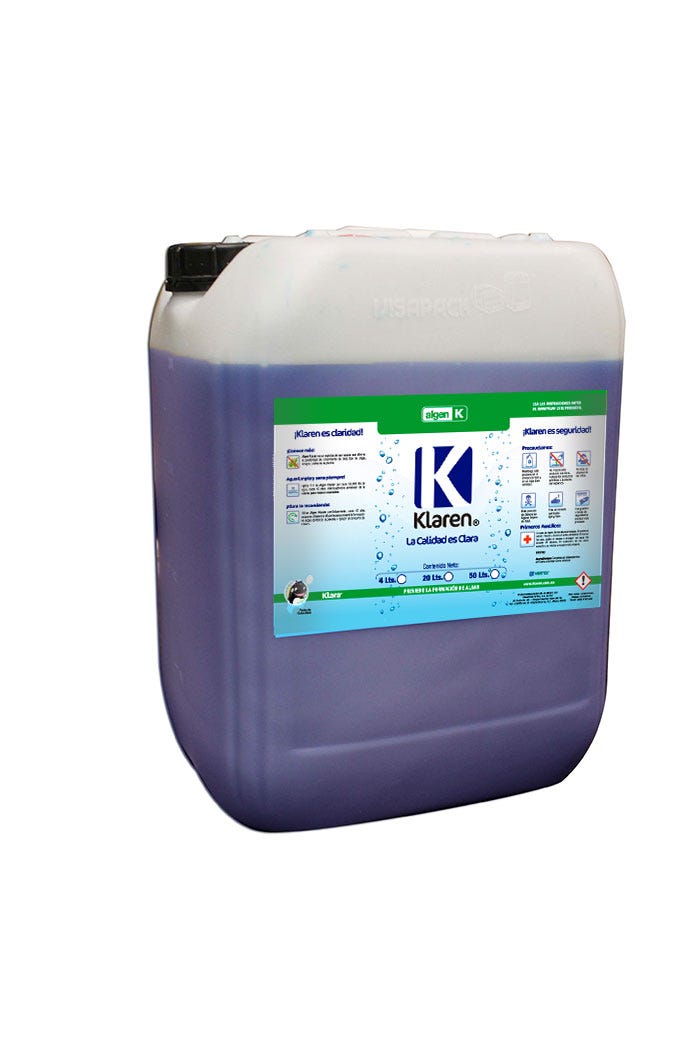 ALGEN ENVASE DE 20 LTS. Marca KLAREN. Modelo: 404033