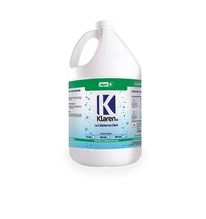ALGEN ENVASE DE 4 LTS. Marca KLAREN. Modelo: 404032