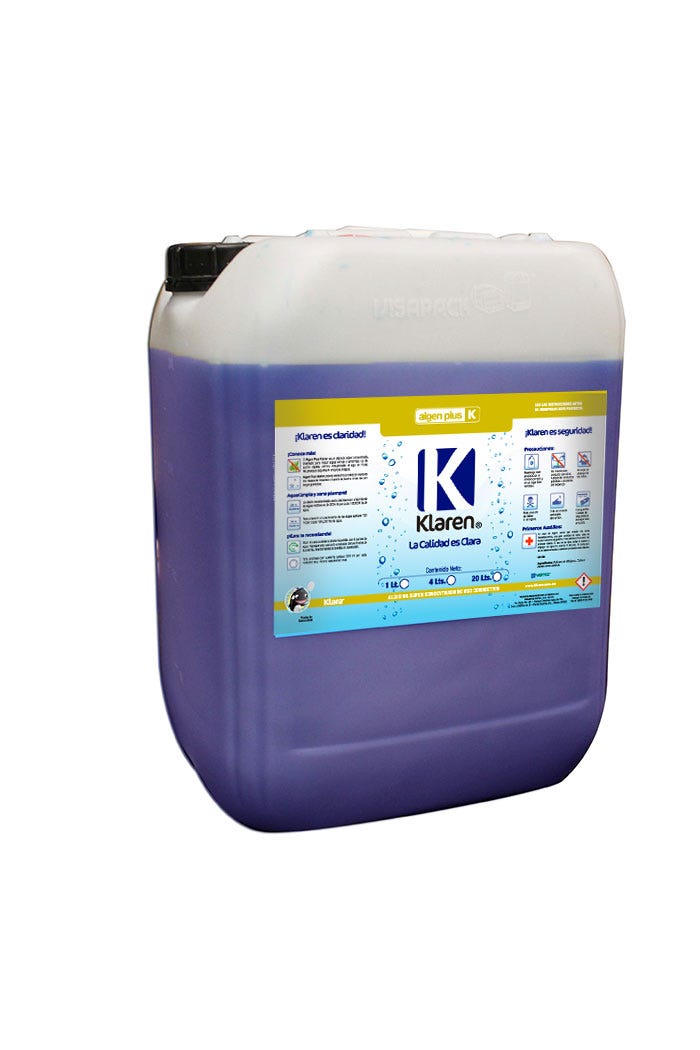 ALGEN PLUS ENVASE 20 LTS. Marca KLAREN. Modelo: 404049