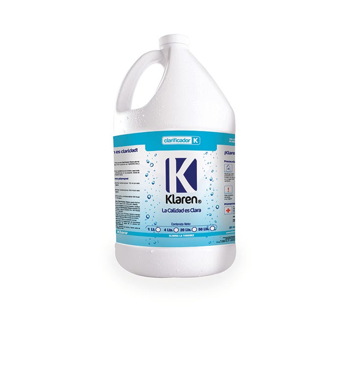 CLARIFICADOR KLAREN ENVASE 4 LTS Marca KLAREN. Modelo: 404043