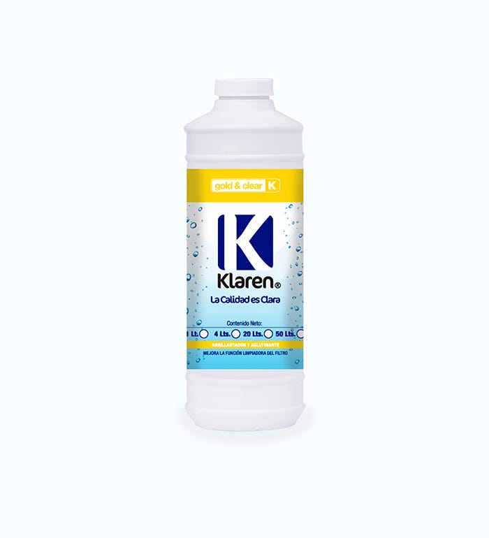 GOLD & CLEAR, ENVASE DE 0.946 LTS Marca KLAREN. Modelo: 404040