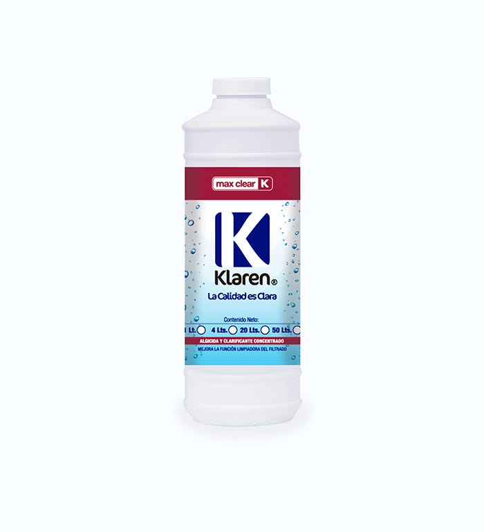 MAX CLEAR, ENVASE DE 0.946 LTS Marca KLAREN. Modelo: 404053