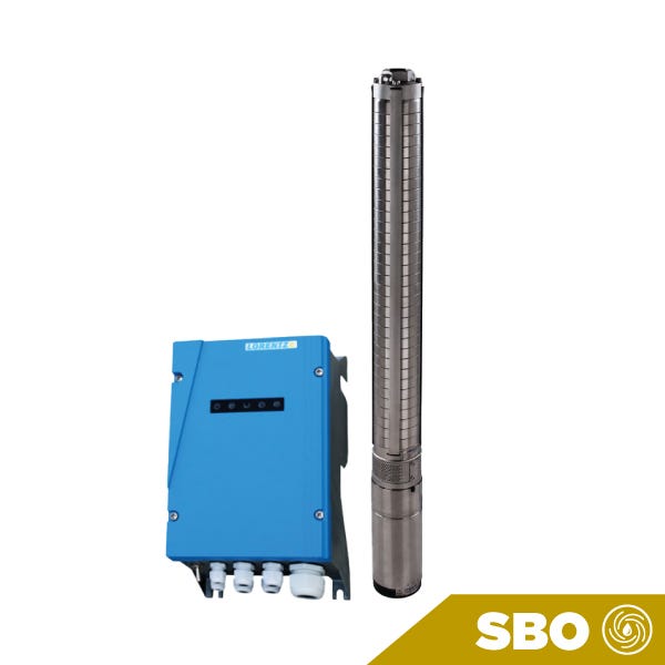 MOTOBOMBA SUMERGIBLE PARA RIEGO AGRICOLA LORENTZ ECDRIVE 4000-C MOTOR DC 4KW Y BOMBA RADIAL 32 ETAPAS Marca LORENTZ. Modelo: PU4000C-SJ3-32