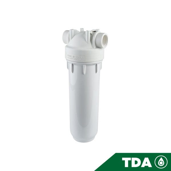 PORTAFILTRO BLANCO DP 10 MONO 3/4" NPT IN BW Marca ATLAS FILTRI. Modelo: RA1380426