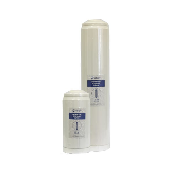 CARTUCHO RELLENABLE 4.5" X 20" BLANCO Marca AQUEX. Modelo: 607693
