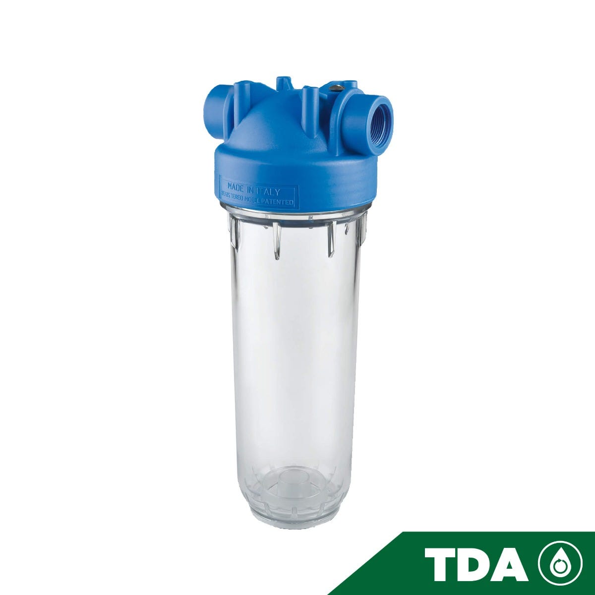PORTAFILTRO TRASPARENTE DP 10 MONO 3/4" NPT IN SANIC TS Marca ATLAS FILTRI. Modelo: SA1380421