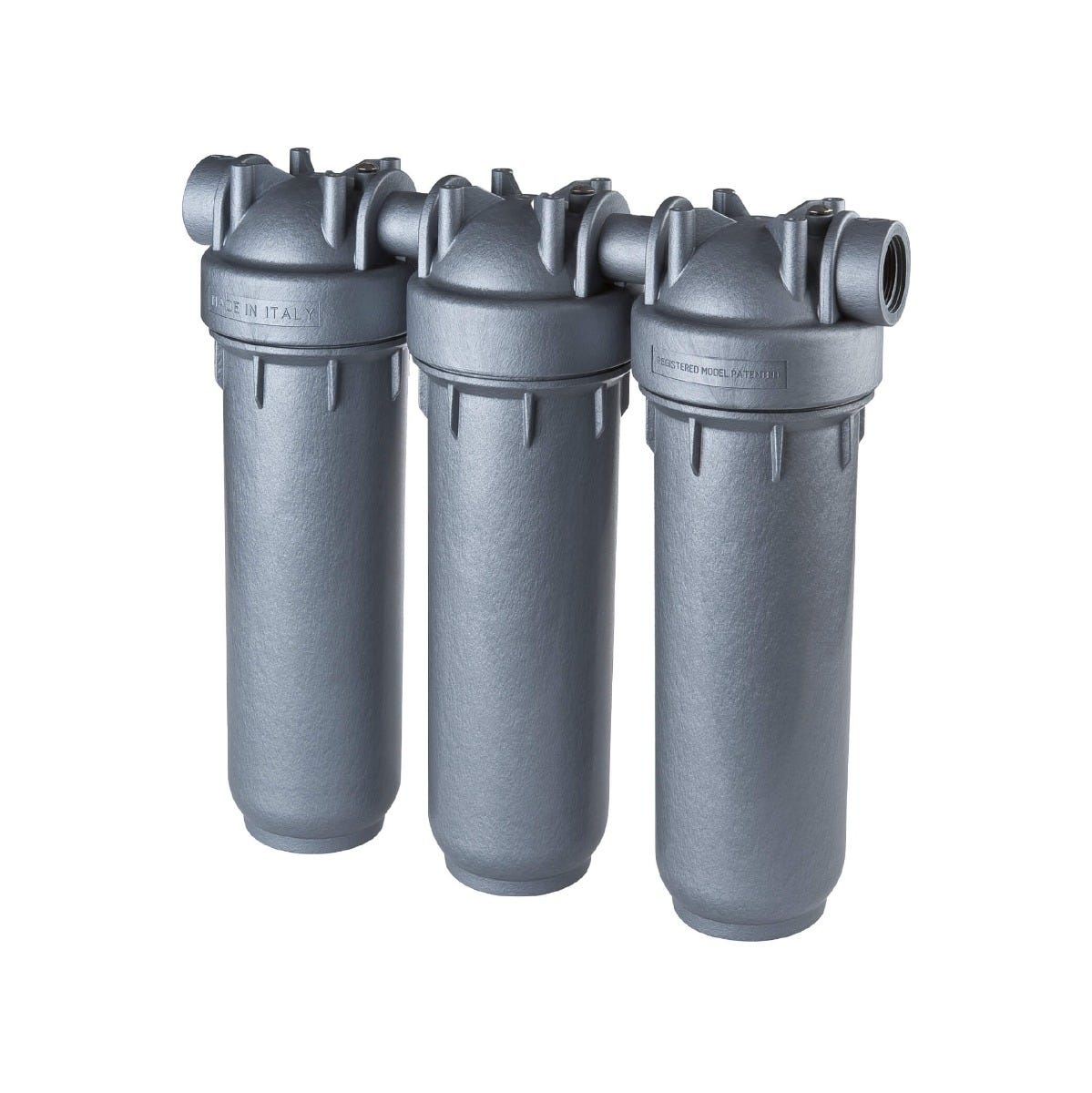 PORTAFILTRO GRIS DP 10 TRIO 3/4" NPT IN SANIC BG Marca ATLAS FILTRI. Modelo: SA1400422