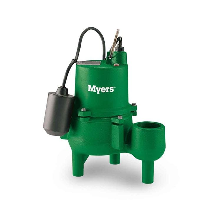 BOMBA PARA DRENAJE (SRM4T-20) FO.FO. MYERS 4/10 HP 115V AUTOMÁTICA 2" DESC Marca MYERS. Modelo: SRM4PC-1
