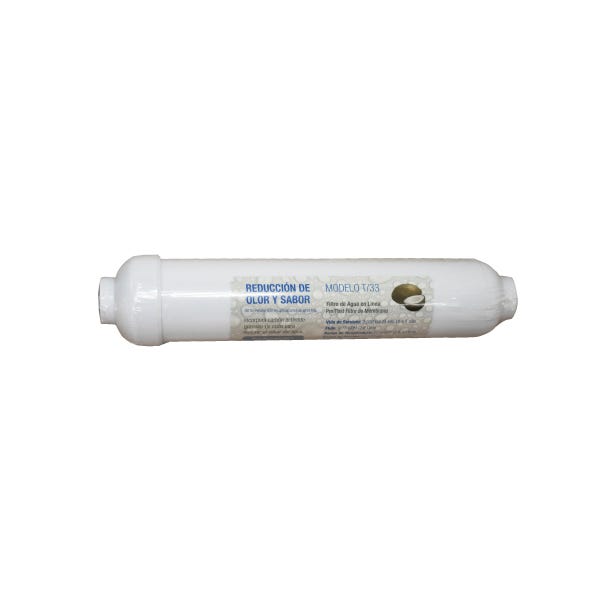CARTUCHO POSFILTER EN LINEA GAC, 2.5"X10" Marca AQUEX. Modelo: 607689