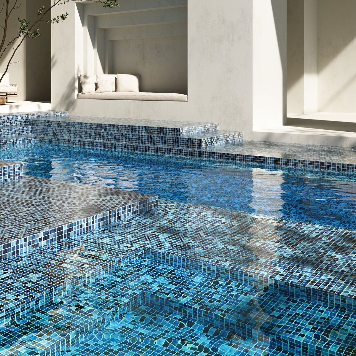 MOSAICO EZARRI GEMMA TANZANITE 25, (CAJA DE 2 M2) Marca EZARRI. Modelo: 752483