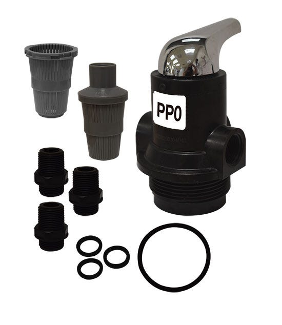 VALVULA 102 MANUAL FILTRO 3/4" CON NSF Marca AQUEX. Modelo: 610413