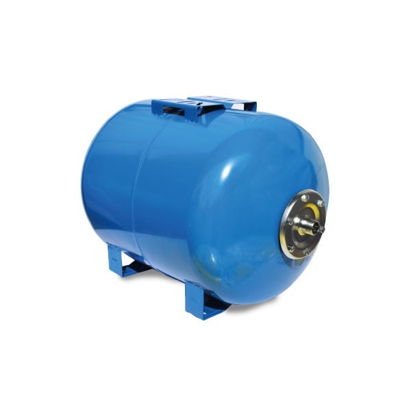 TANQUE PRESURIZADO AQUEX 100 LTS HORIZONTAL CON SOPORTE Marca AQUEX. Modelo: TPQH-26
