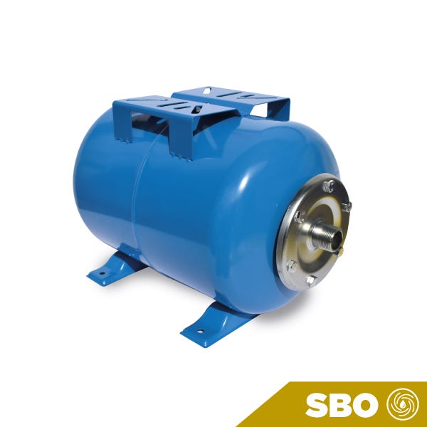 TANQUE PRESURIZADO AQUEX 24 LTS HORIZONTAL CON SOPORTE Marca AQUEX. Modelo: TPQH-6