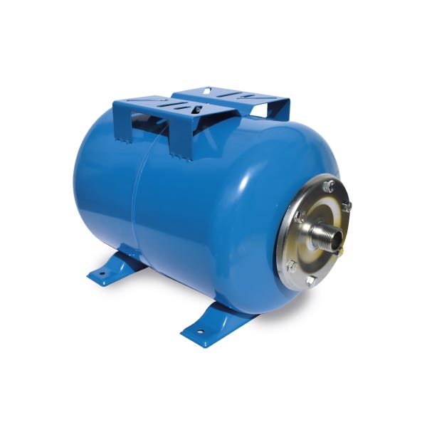 TANQUE PRESURIZADO AQUEX 24 LTS HORIZONTAL CON SOPORTE Marca AQUEX. Modelo: TPQH-6