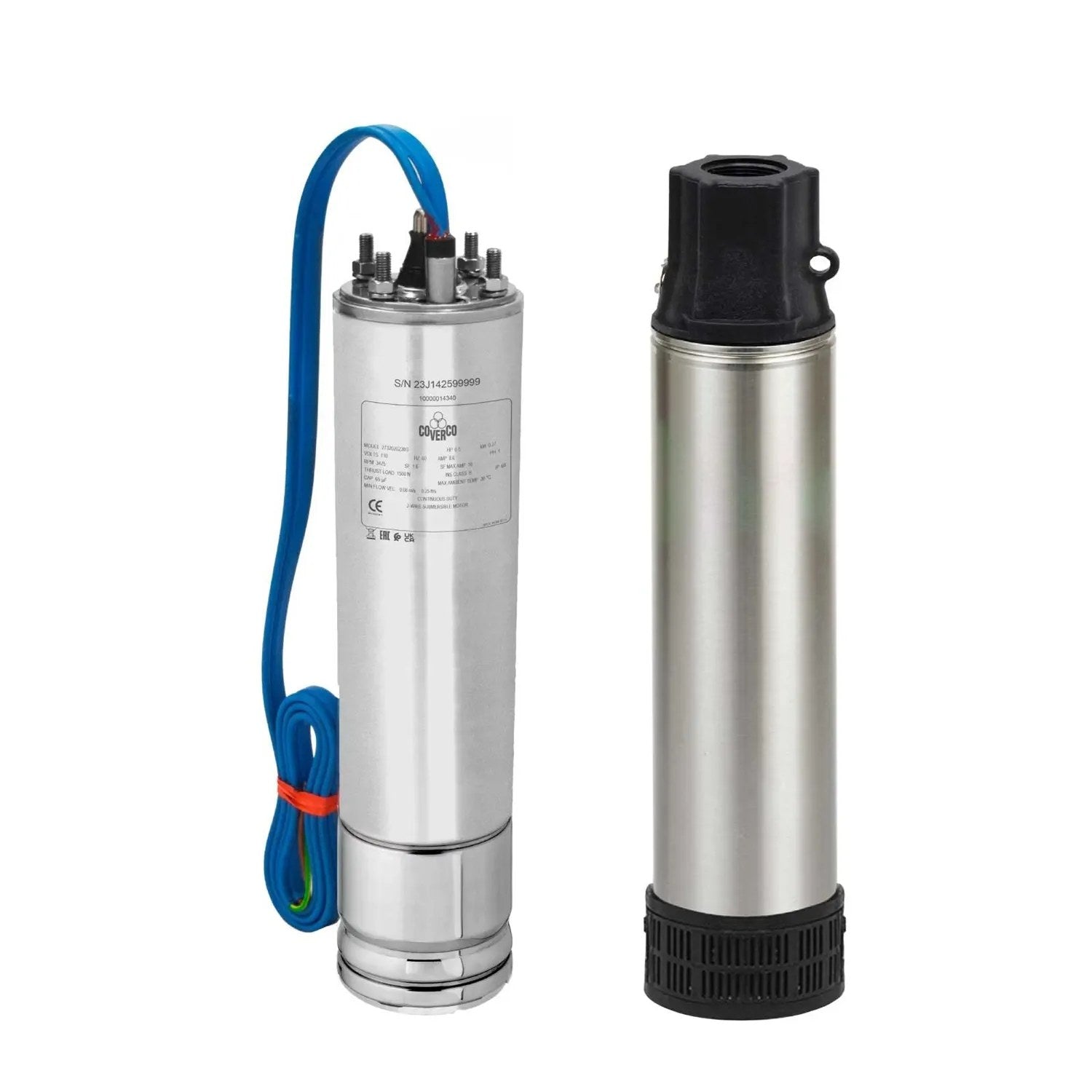 Electrobomba sumergible para agua limpia EBCV1.5-15-2302H