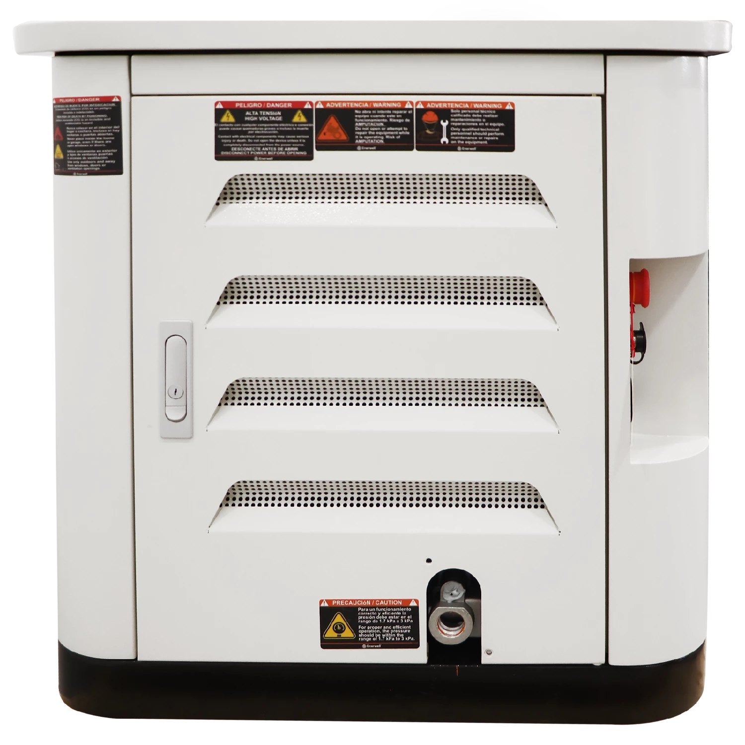 Generador estacionario a gas, Marca: ENERWELL®. Modelo: EGX-M-10KW