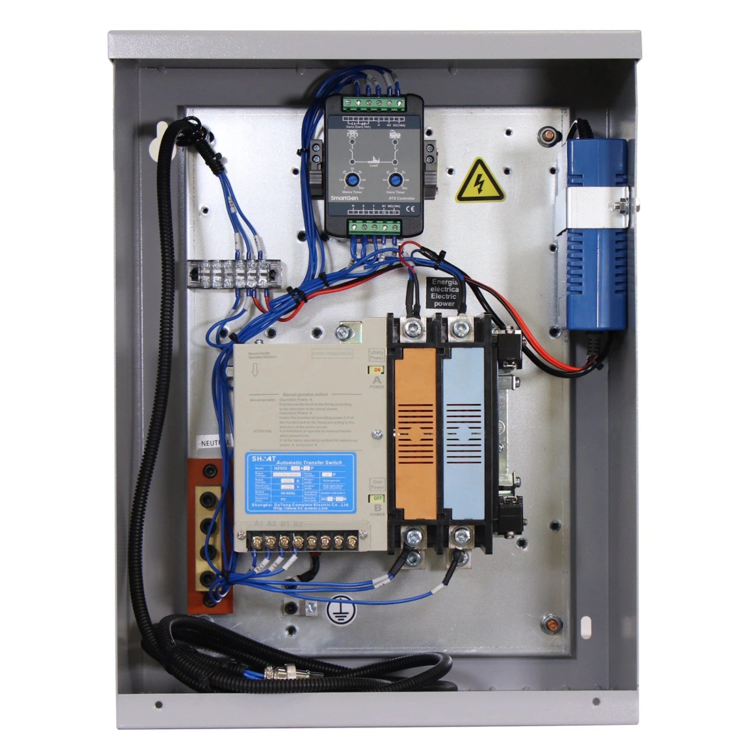 Sistema de transferencia automática, Marca: ENERWELL®. Modelo: A-EGX-ATS200A